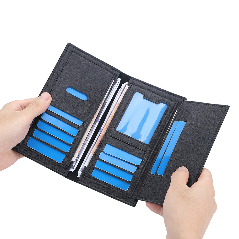 Men's Long Without Crocodile Head Multiple Slots Zipper High Sense Men's Wallets