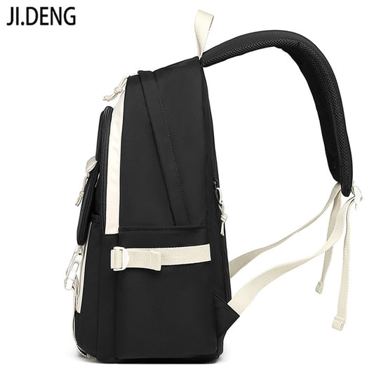 Trendy Female Junior High Lightweight College Middle School Students' Schoolbags