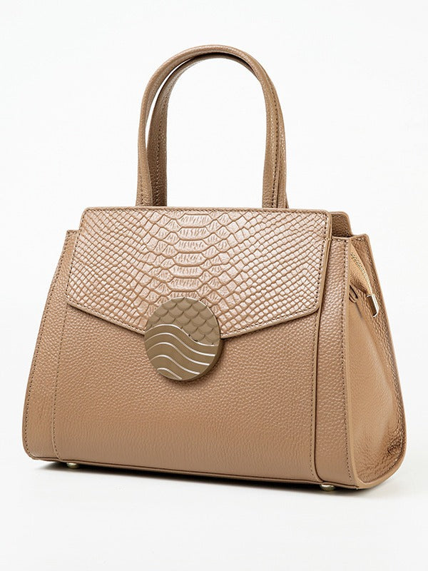 Women's Genuine Leather Summer Large Capacity Mom Shoulder Bags