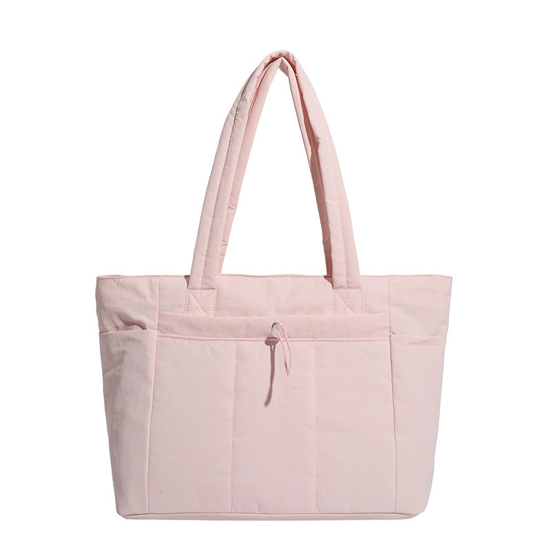 Women's Down Lazy Commuter Large Capacity Solid Color Women's Shoulder Bag