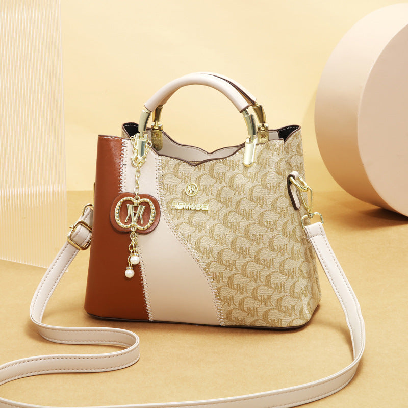 Printed Niche Versatile Elegant Retro Affordable Handbags