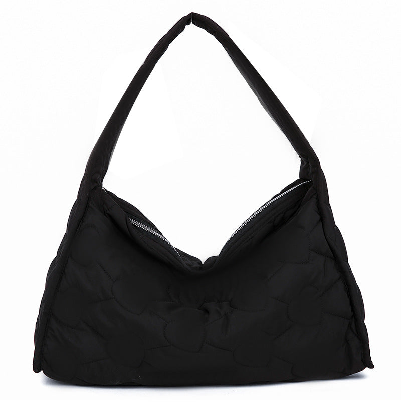 Padded Thai Fashion Embroidery Love Large Shoulder Bags