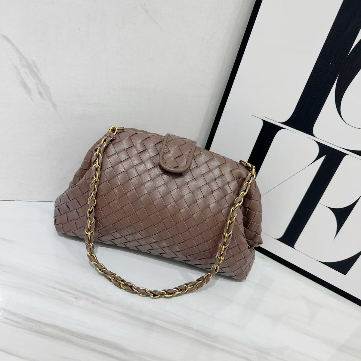 Woven Underarm Cloud Pleated Light Luxury Bags