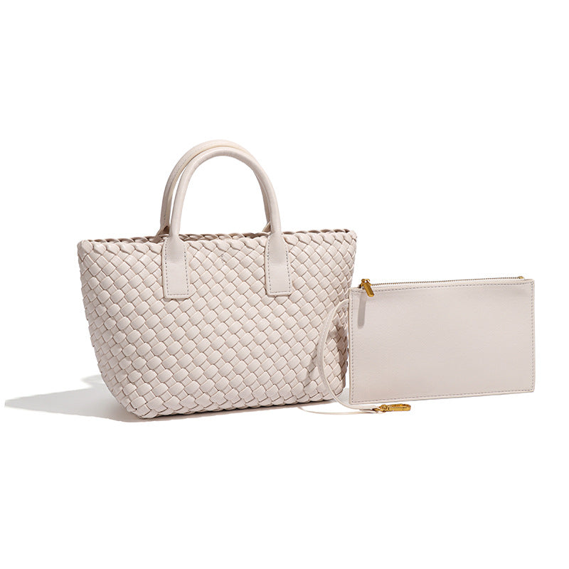Women's Contrast Color Fashion Trend Hand-woven High-grade Bags