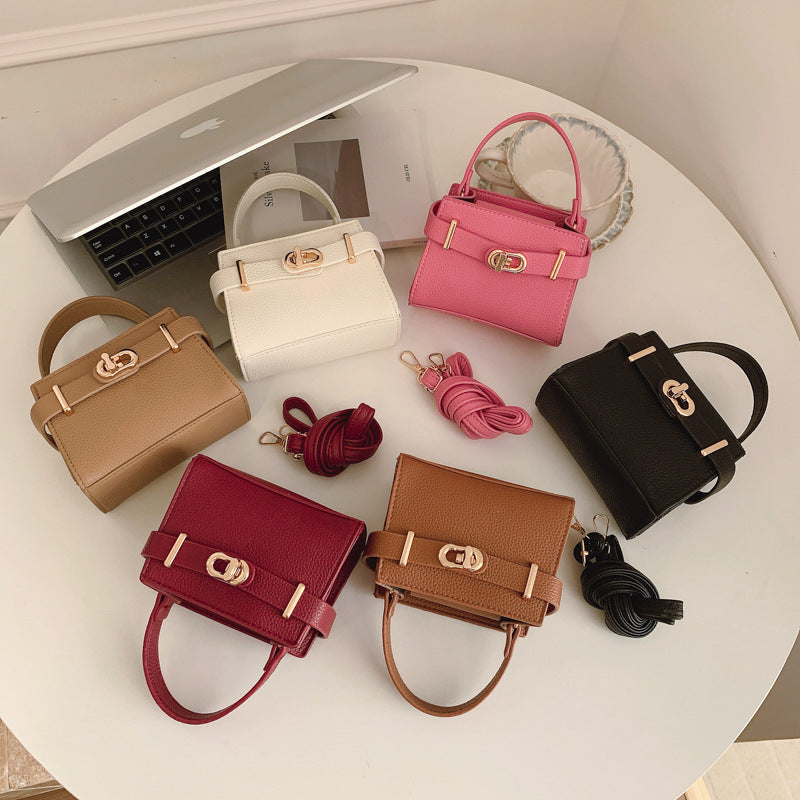 Women's Simple Decorative Texture Light Luxury Solid Color Women's Shoulder Bag