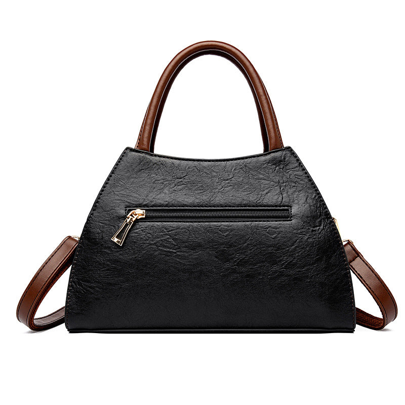 Women's Elegant National Style Soft Leather Mother Handbags
