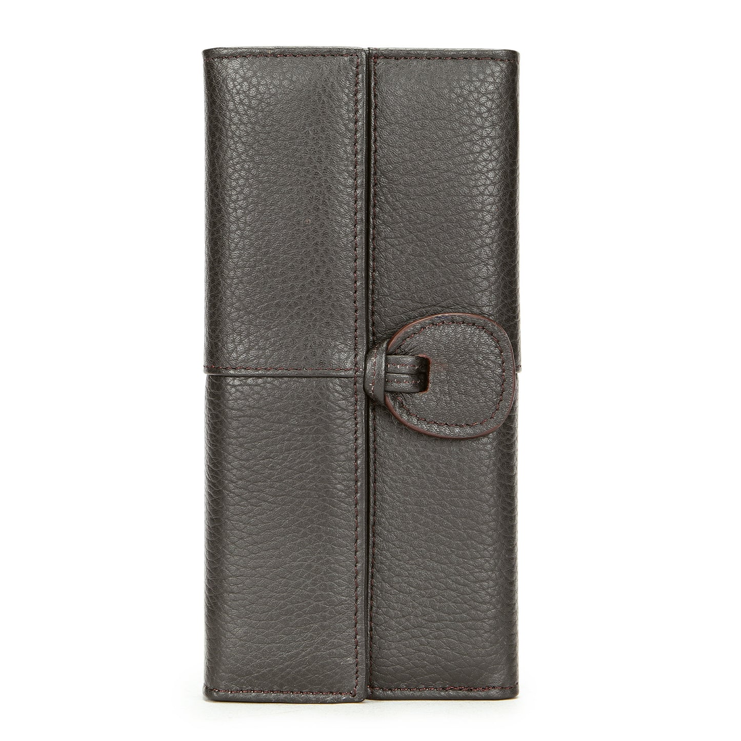 Women's Leather Large Capacity Multiple Slots Simple Ladies Wallets