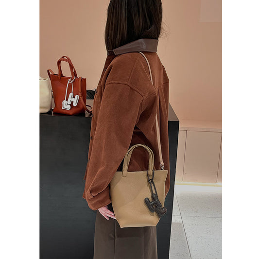 Women's Soft Leather Simple High Sense Shoulder Bags