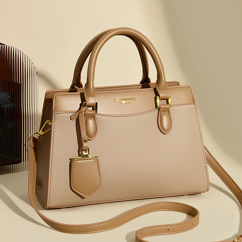 Women's Large Capacity Mom Textured Fabric High-grade Bags