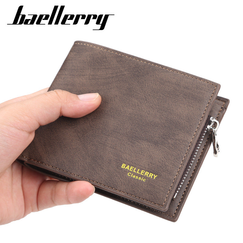 Men's Short Korean Multiple Slots Driving License Fashion Men's Wallet