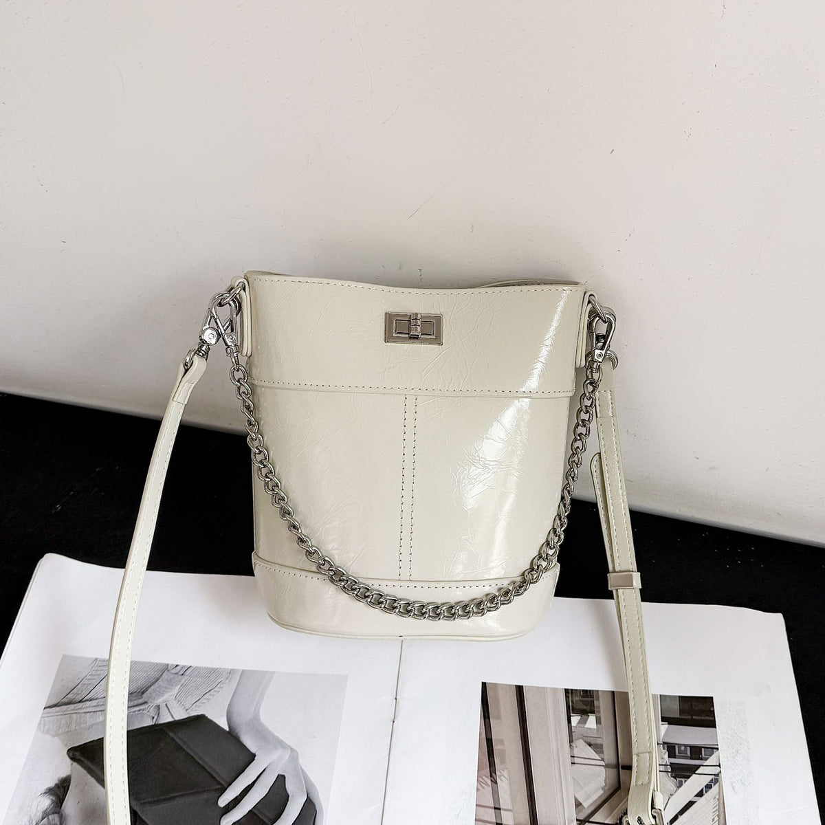 Women's First Layer Cowhide Fashion Light Luxury Clutch Simple Card Holder