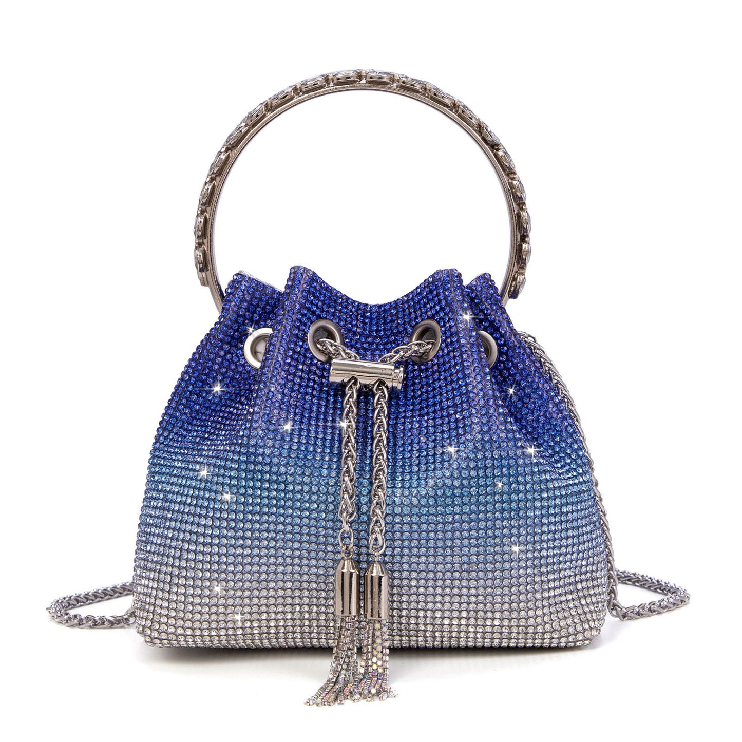 New Shiny Crystal Portable Trendy Dinner Bags