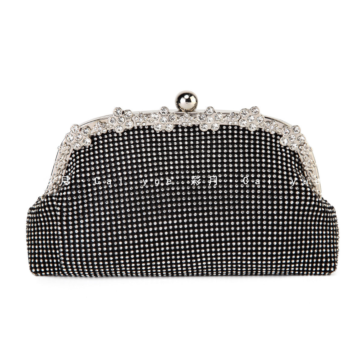 Women's Holding Dinner Flower Decorations Banquet Clutch Evening Bags