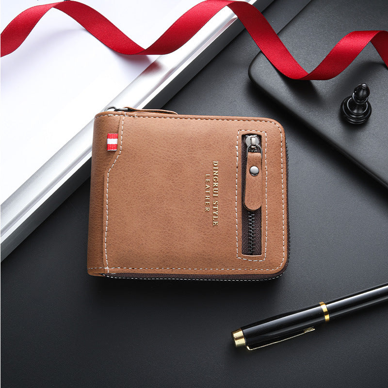 Men's Business Short Multiple Slots Large Capacity Men's Wallet