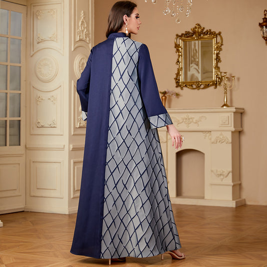 Women's Patchwork Embroidered Elegant Style Long Sleeve Clothing
