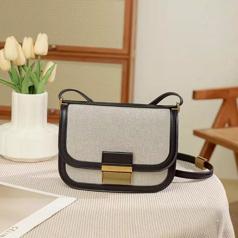 Fashion Women's Niche Retro Simple Leather Bags