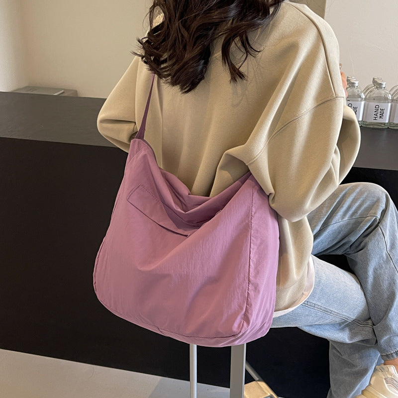 Women's Capacity Commuter Simple Nylon Canvas For Bags