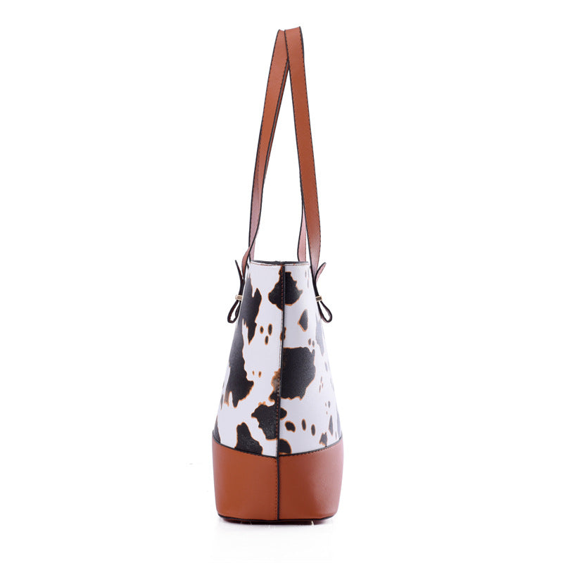 Women's Fashionable Large Capacity Printed Mother Commuter Handbags