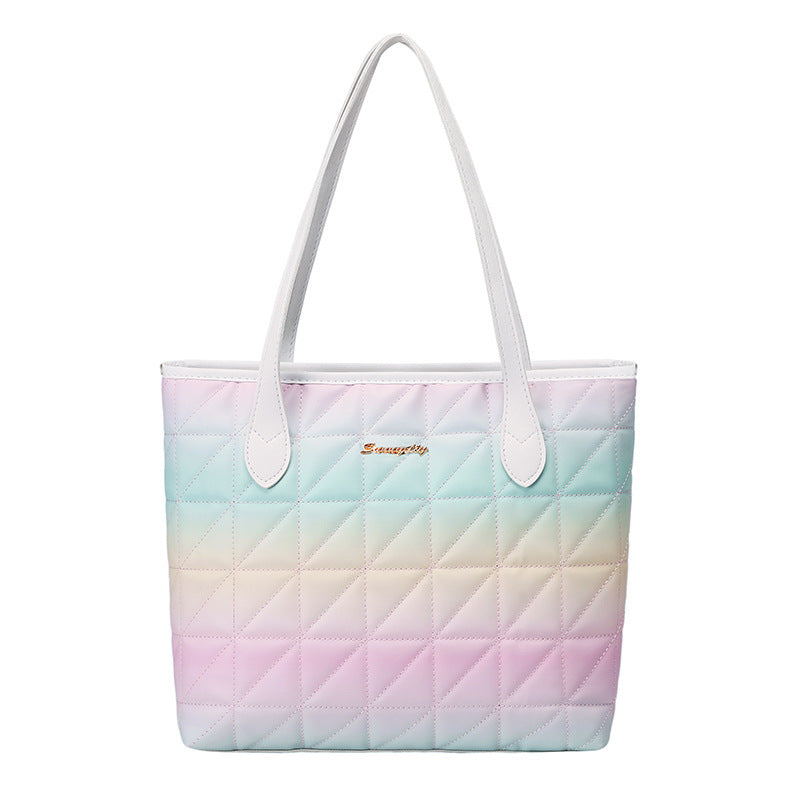 Summer Large Capacity Fashion Fresh Sweet Leisure Women's Shoulder Bag