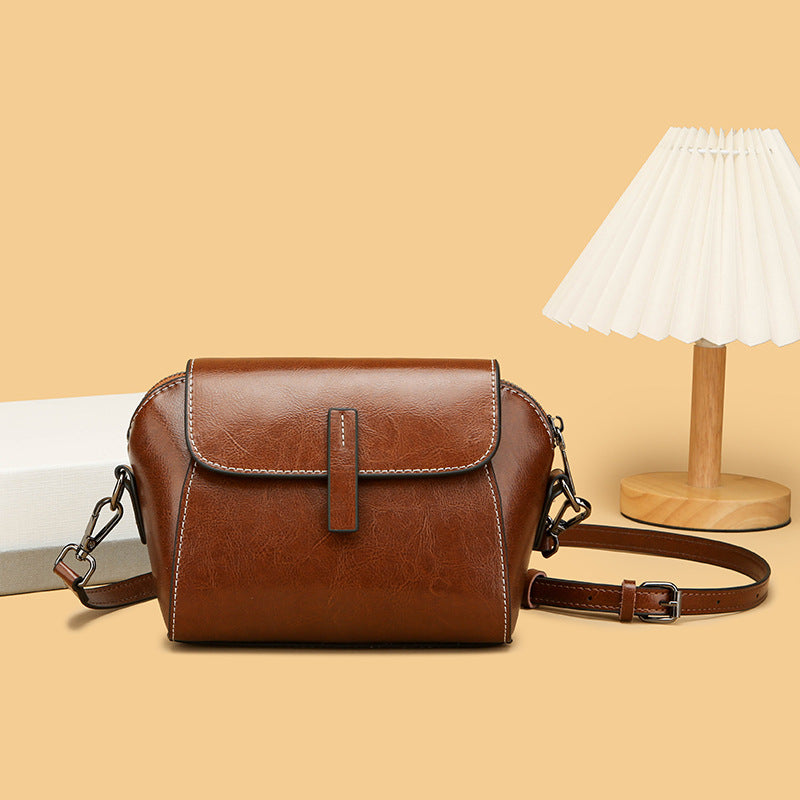 Women's Genuine Leather Shell Female Retro Fashion Bags
