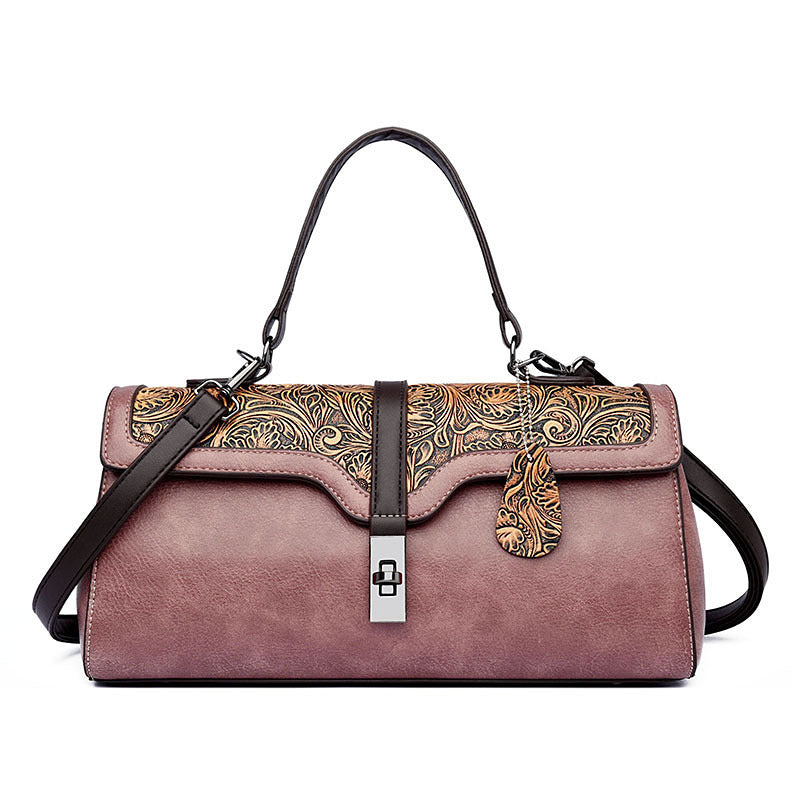 Women's Retro Fashion Pillow Cool Contrast Color Women's Handbag