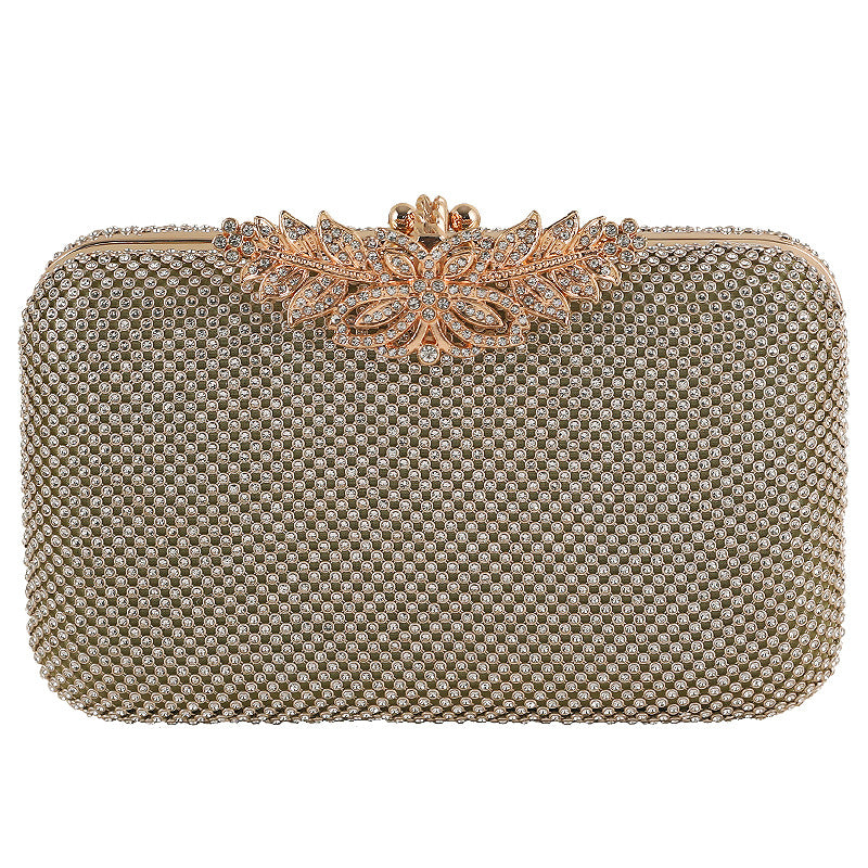 Women's Diamond Banquet Clutch All Match Dress Evening Bags