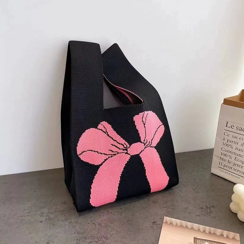 Pretty Women's Knitted Large Capacity Fashion Women's Handbag