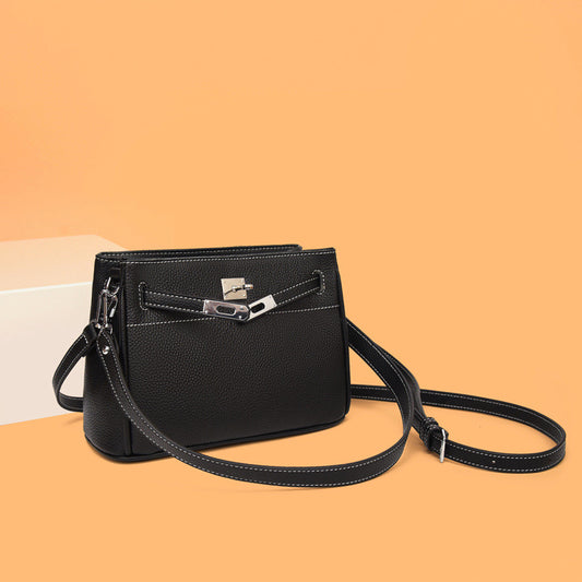 Women's Genuine Leather First Layer Cowhide Commuter Shoulder Bags