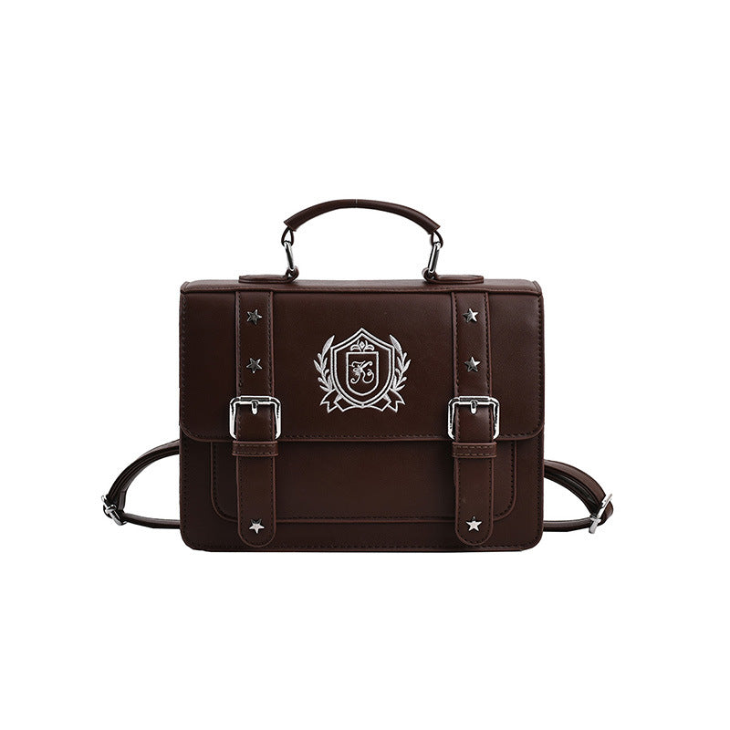 Retro Preppy Style Uniform Large Capacity Backpacks