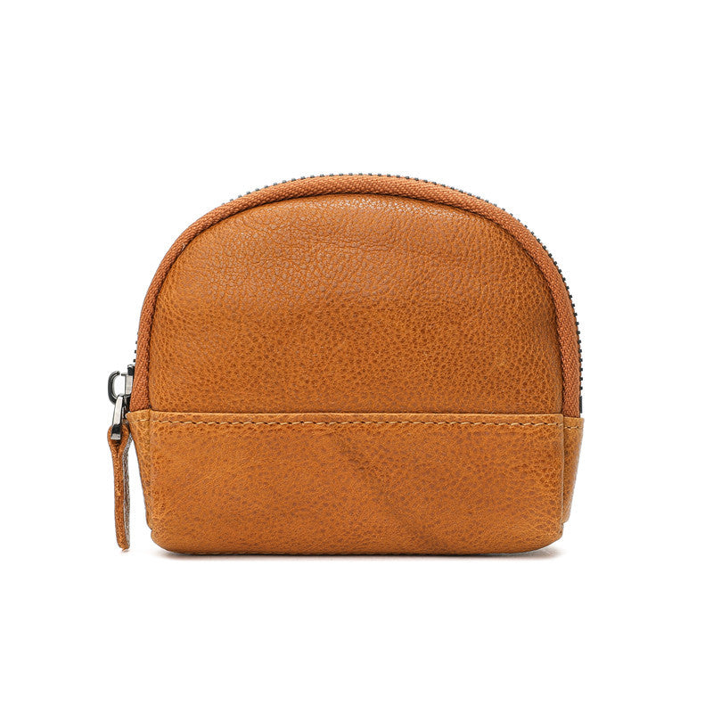 Women's & Men's & Retro Vegetable Tanned Leather Cowhide Large Capacity Ladies Wallets