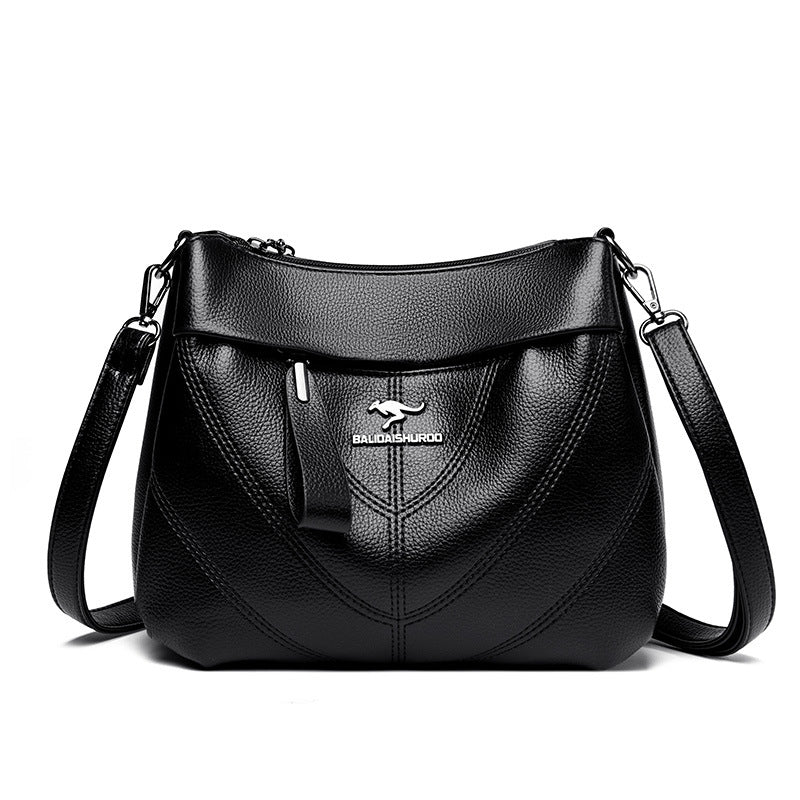 Women's Fashion Large Capacity Mom Stitching On Crossbody Bags