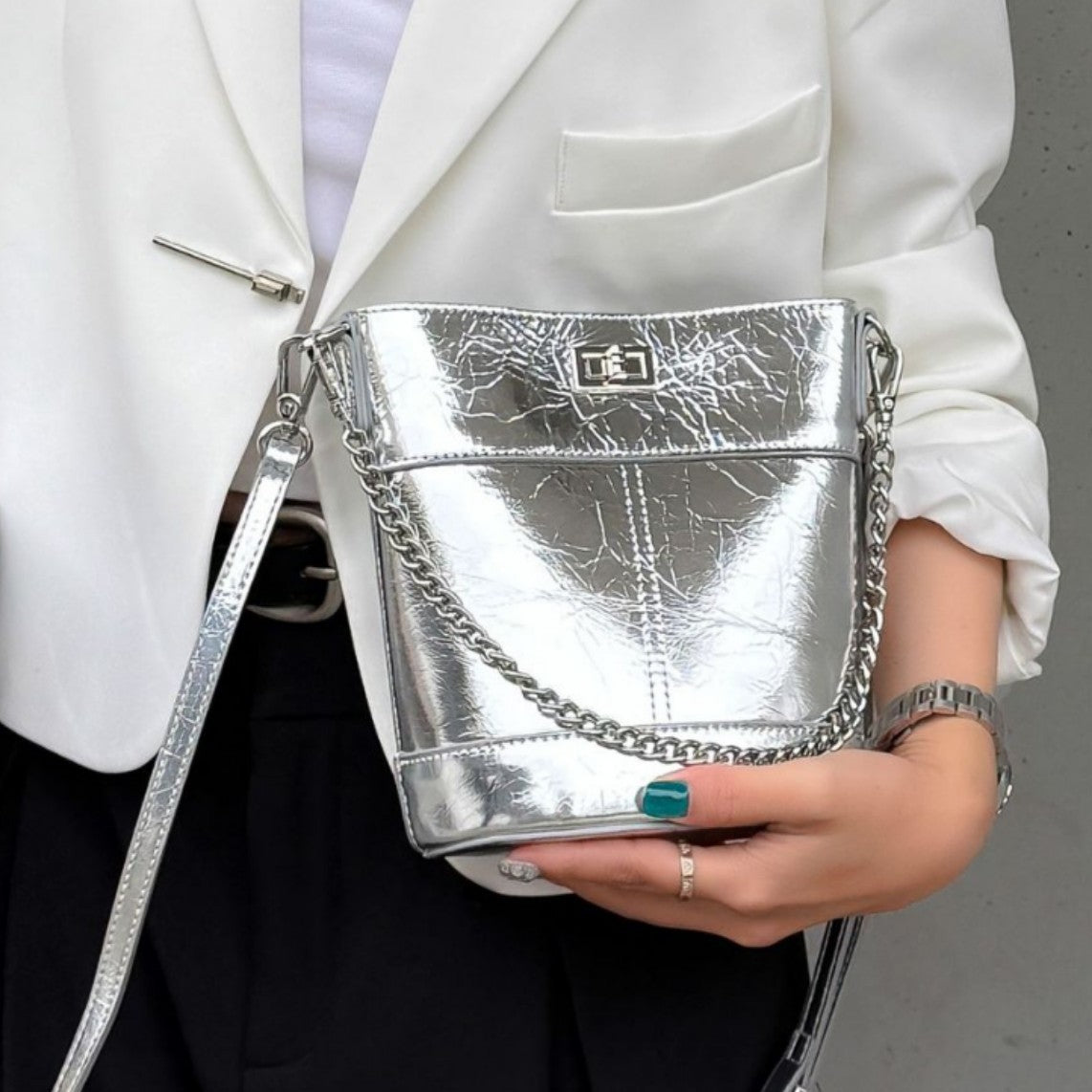 Women's First Layer Cowhide Fashion Light Luxury Clutch Simple Card Holder