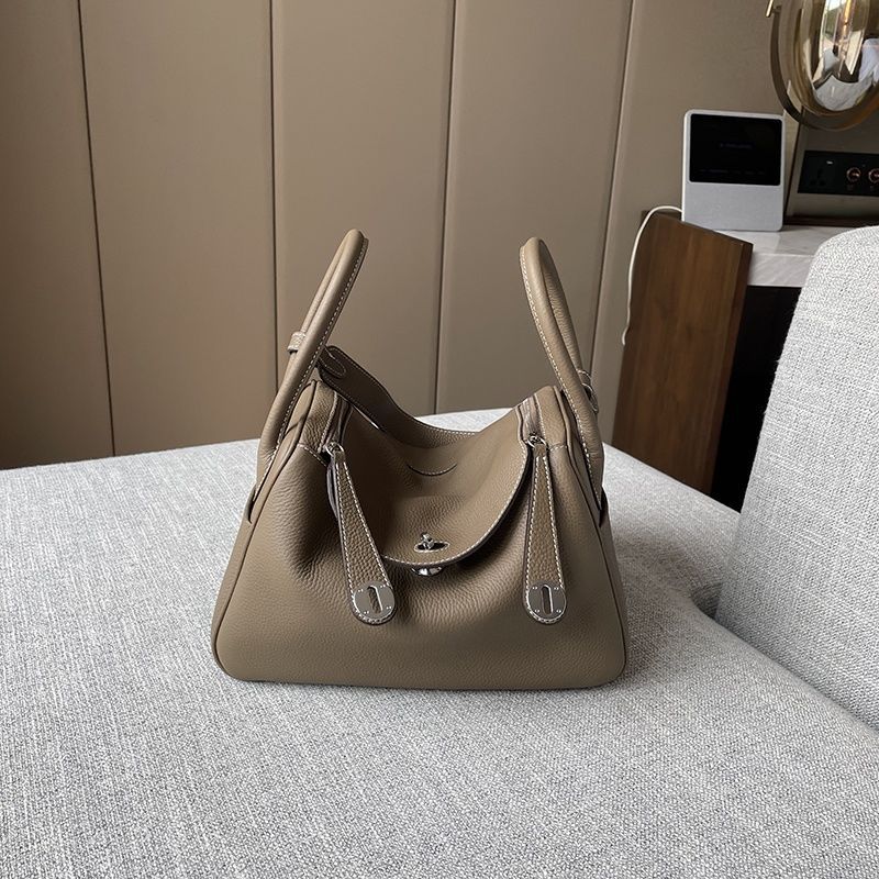 Women's Lindy First Layer Cowhide Underarm Soft Genuine Leather Large Capacity Women's Handbag