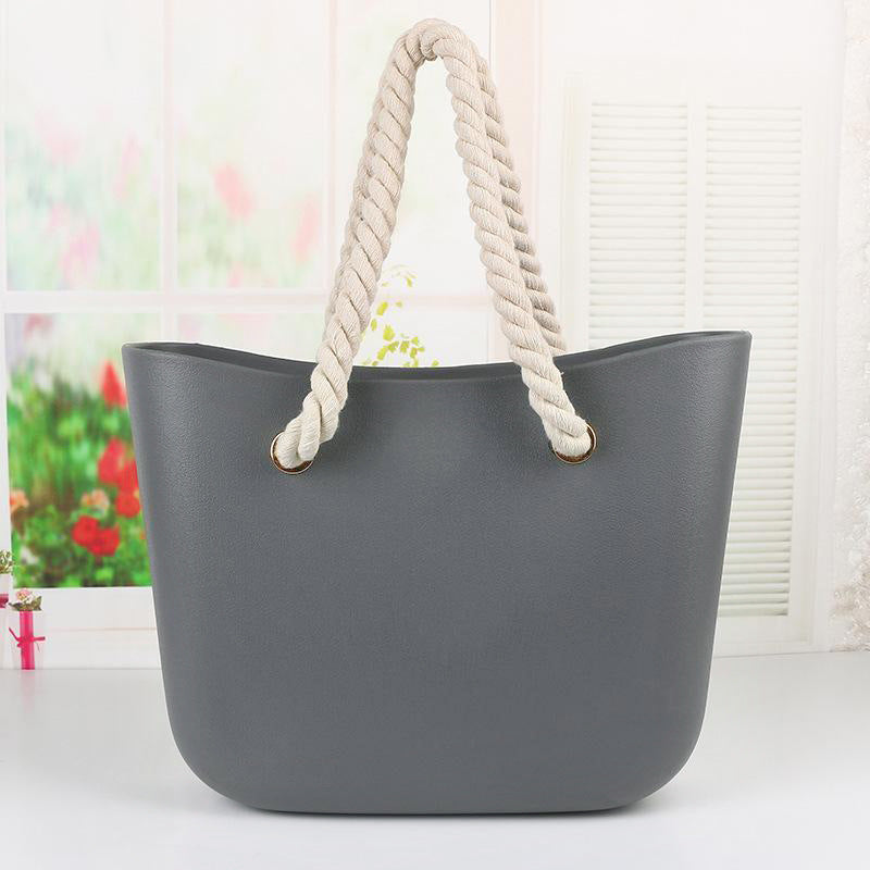 Women's Beach Candy Color Woven Hemp Rope Bags