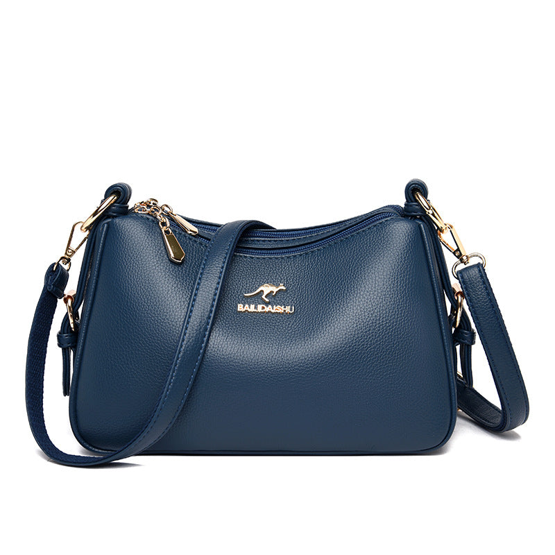 Women's Creative Retro Mother Soft Leather Crossbody Bags