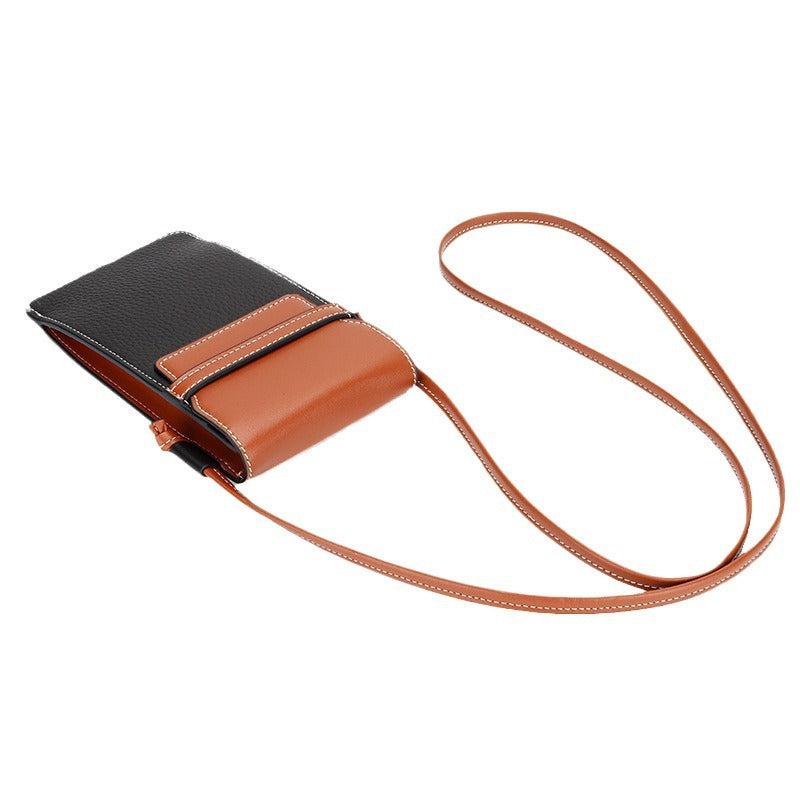 Women's Layer Leather Simple Fashion Genuine Vertical Bags