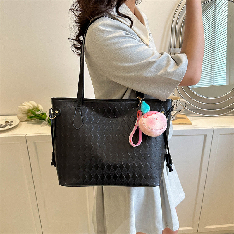 Pendant Female Commute Minimalist Solid Color Simple Tote Bags