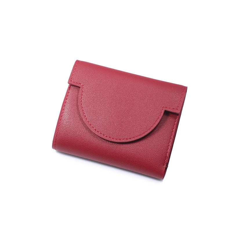 Women's Simple Short Fresh Folding Fashion Card Holder