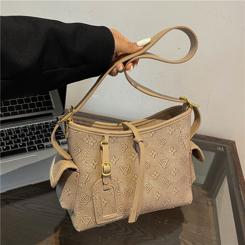 Light Luxury Airport Underarm Large Capacity Bags