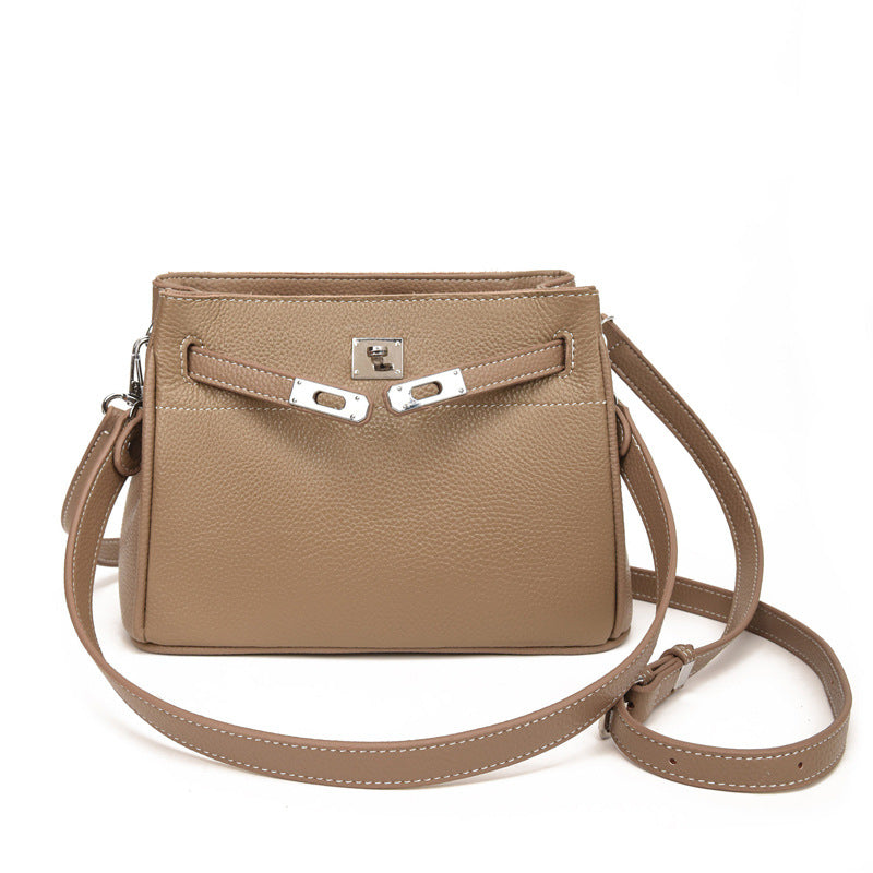 Women's Genuine Leather First Layer Cowhide Commuter Shoulder Bags