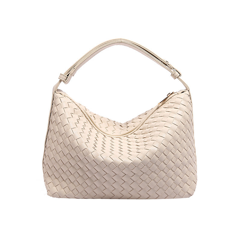 Women's High-grade Woven Retro Style Fashionable Commuting Armpit Bags