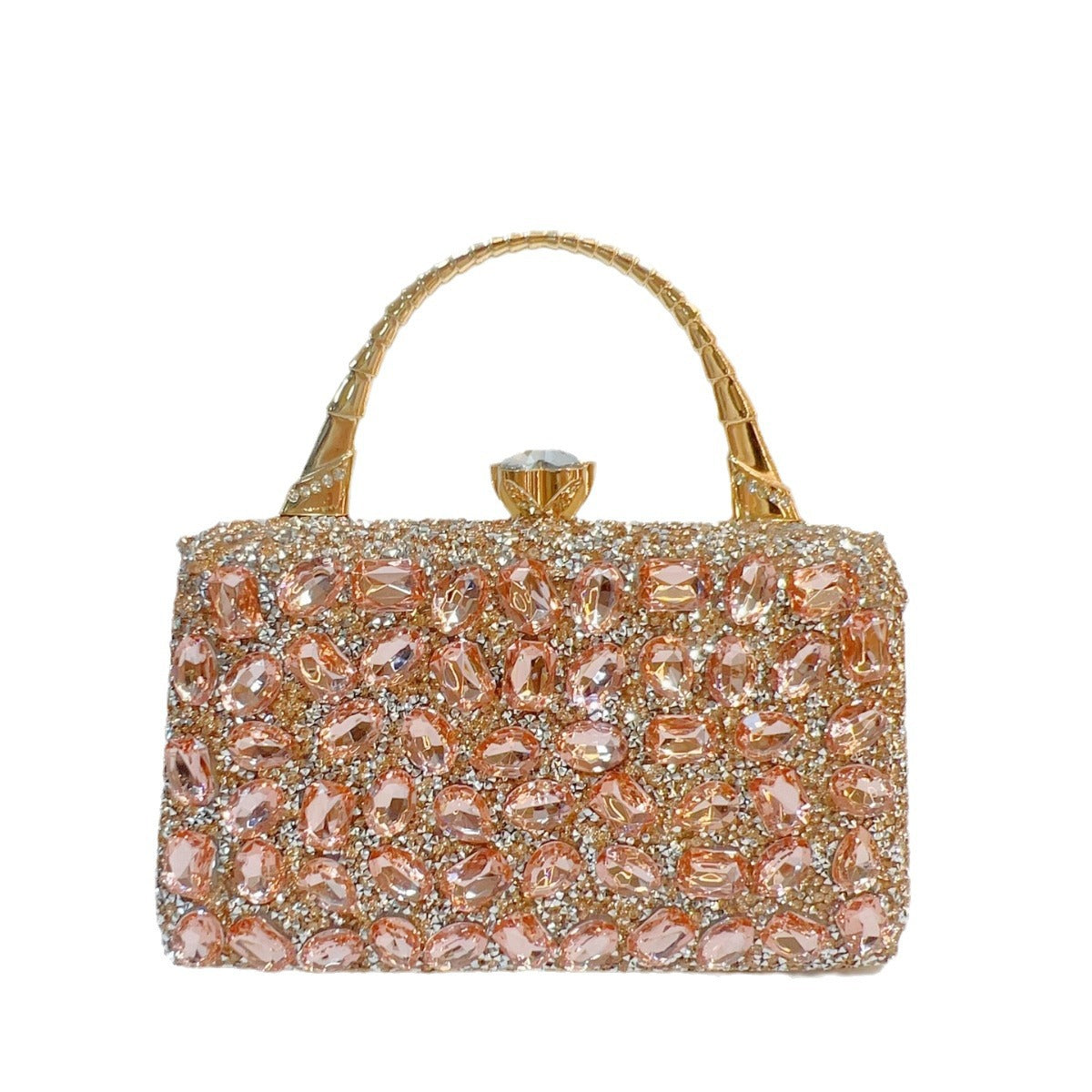 Women's Banquet Portable High-grade Full Diamond Shiny Handbags