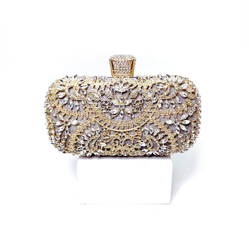 Women's Dinner Party With Diamonds Rhinestone Dress Bags