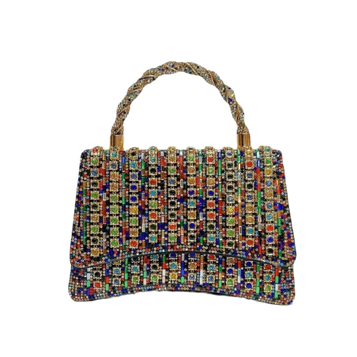 Western Style Full Diamond Clutch Classic Handbags