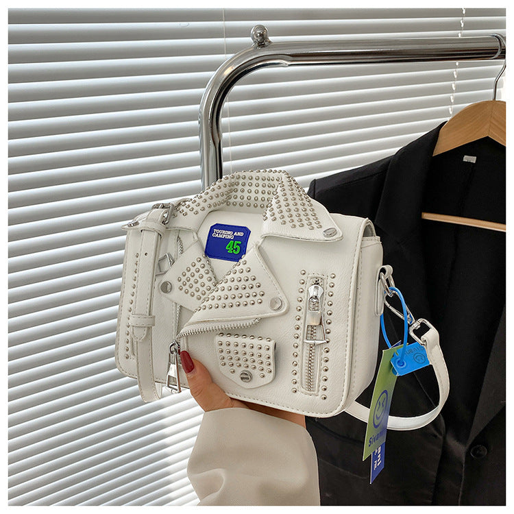 Women's Personality Rivets Clothes Korean Fashion Element Bags