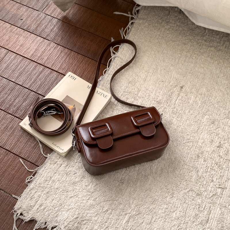 Winter Fashionable Simple Elegant Light Luxury Minority Texture Small Square Bags