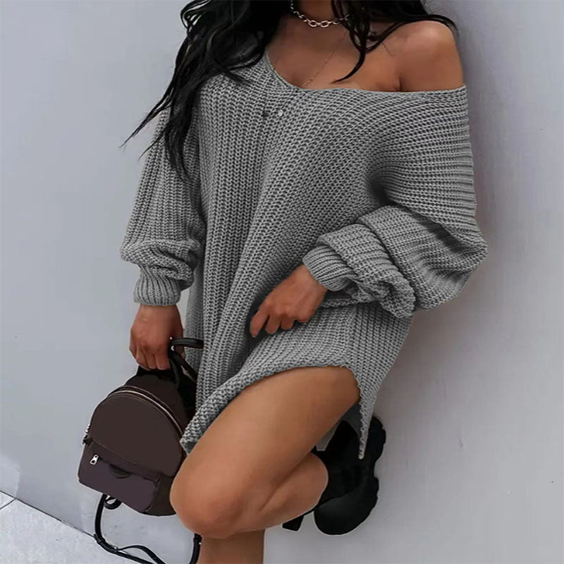 Women's Comfortable Slouchy Innovative Idle Style Knitwear