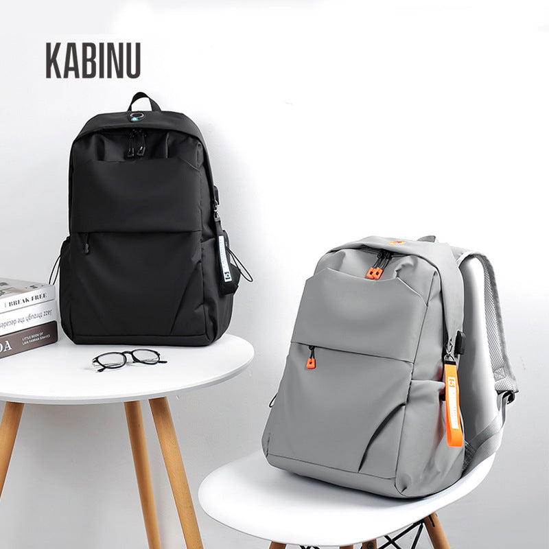 Simple Solid Color Business Commute Computer Backpacks