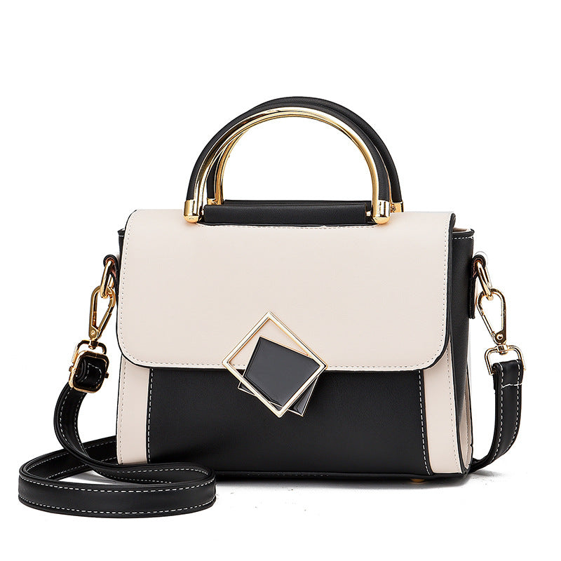 Women's Korean Style Fashion Color Contrast Trendy Small Square Bags