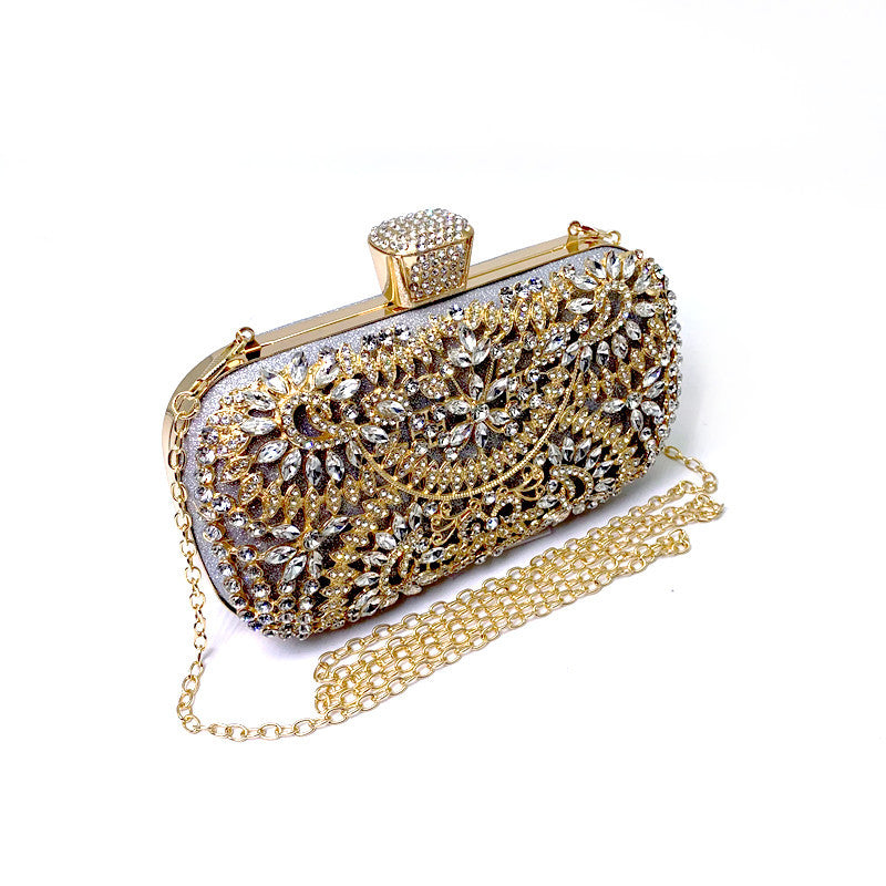 Women's Dinner Party With Diamonds Rhinestone Dress Bags